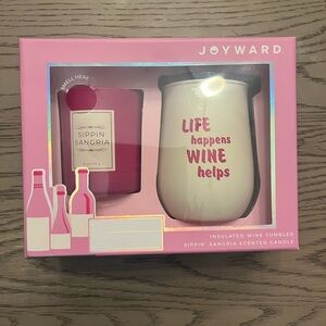 Sippin Sangria Scented Candle and Wine Tumbler